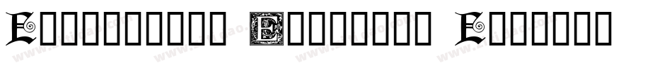 Ornamental Initials O字体转换